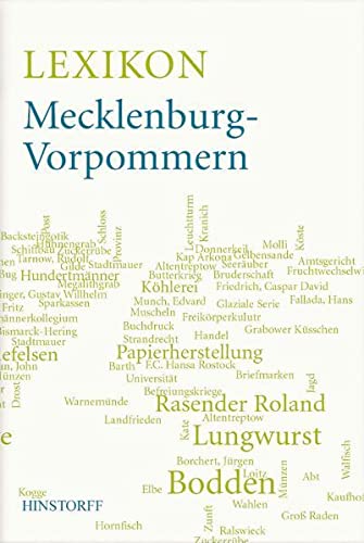 9783356010923: Lexikon Mecklenburg-Vorpommern: Mit ca. 1500 Stichwrter