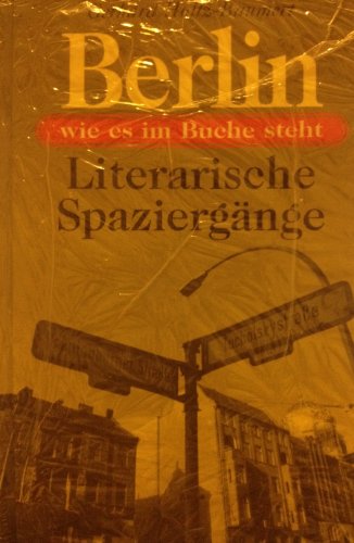 Beispielbild fr Berlin wie es im Buche steht zum Verkauf von Antiquariat Walter Nowak