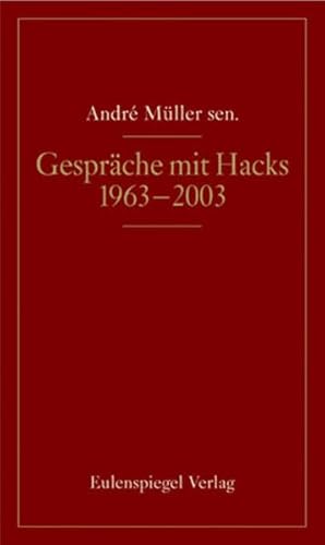 9783359016878: Gesprche mit Peter Hacks