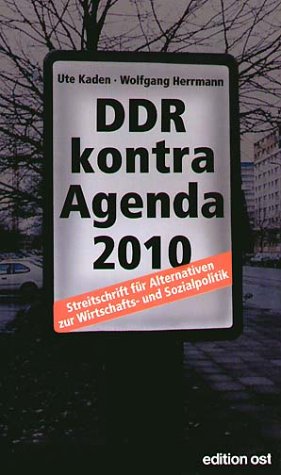 9783360010537: DDR kontra Agenda 2010