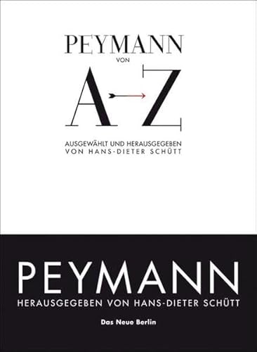 9783360019509: Peymann von A bis Z