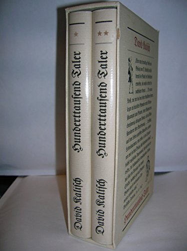 Beispielbild fr Hunderttausend Taler. Altberliner Possen 1846- 1851. Neu hrsg. v. M. Nbel. zum Verkauf von Bojara & Bojara-Kellinghaus OHG