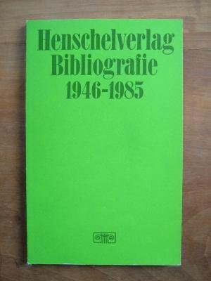 Bibliografie 1946-1985. Bücher, Kalender und Zeitschriften