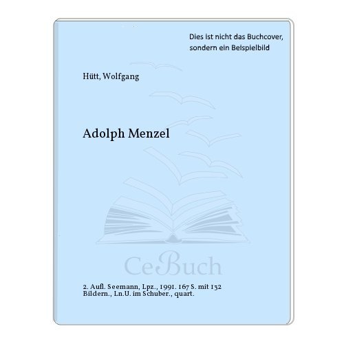 Stock image for Adolf Menzel for sale by Antiquariat Walter Nowak