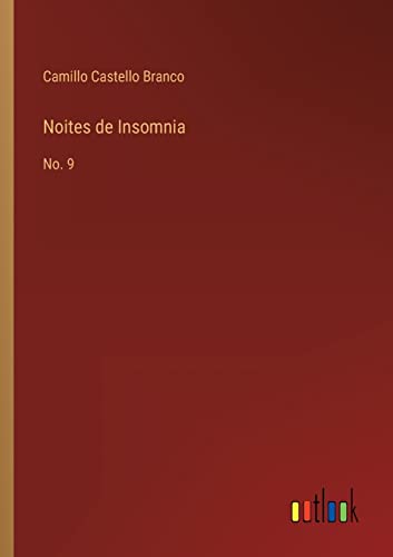 Beispielbild fr Noites de Insomnia:No. 9 zum Verkauf von Chiron Media