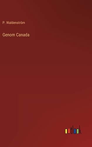 9783368007331: Genom Canada