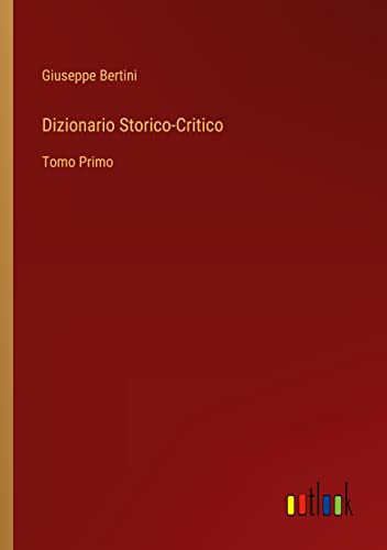 Stock image for Dizionario Storico-Critico for sale by PBShop.store US