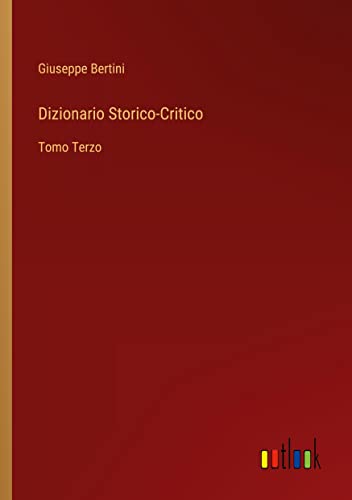 Stock image for Dizionario Storico-Critico for sale by PBShop.store US