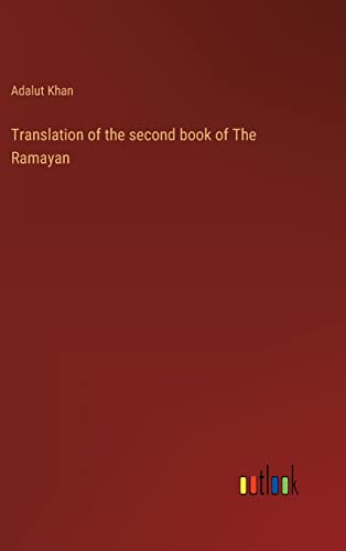 Stock image for Translation of the second book of The Ramayan for sale by Lucky's Textbooks