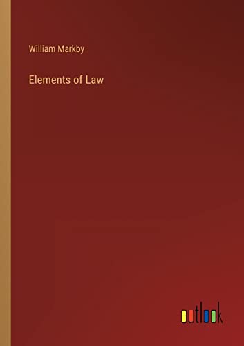 Beispielbild fr Elements of Law zum Verkauf von Buchpark