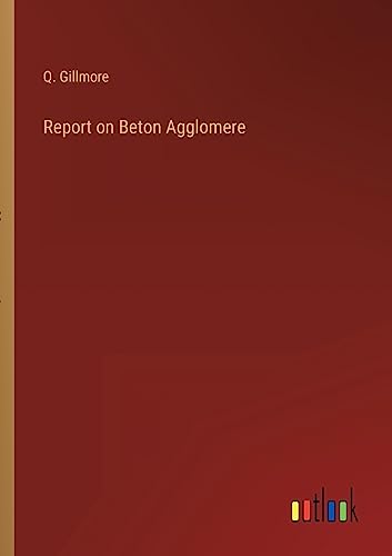 Stock image for Report on Beton Agglomere for sale by PBShop.store US