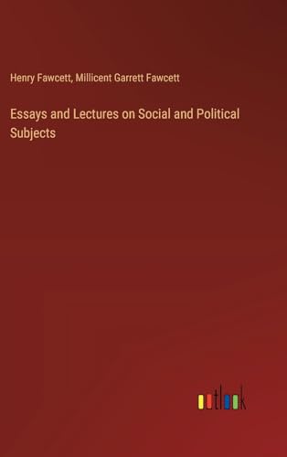 9783368170158: Essays and Lectures on Social and Political Subjects