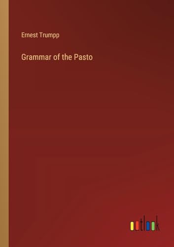 9783368175528: Grammar of the Pasto