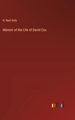 9783368179250: Memoir of the Life of David Cox