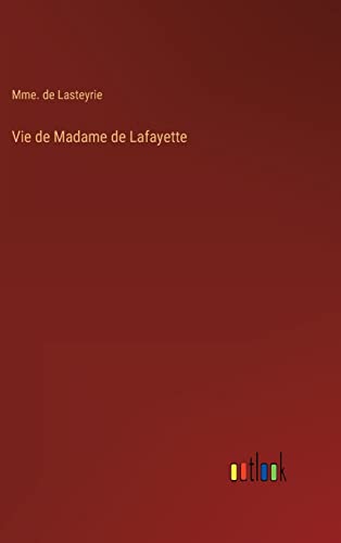 9783368205799: Vie de Madame de Lafayette