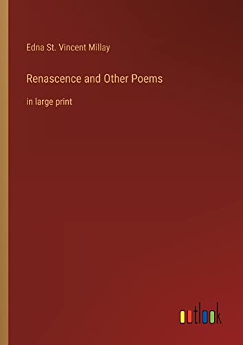 Stock image for Renascence and Other Poems for sale by PBShop.store US