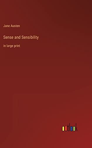 Stock image for Sense and Sensibility: in large print for sale by Lucky's Textbooks