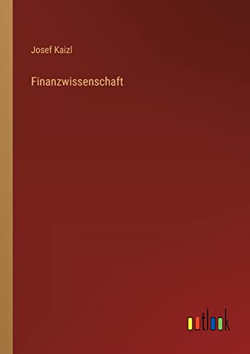 Stock image for Finanzwissenschaft (German Edition) for sale by Lucky's Textbooks