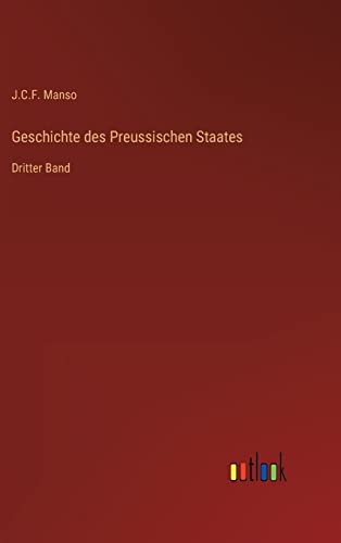 9783368274337: Geschichte des Preussischen Staates: Dritter Band