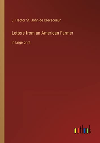 Stock image for Letters from an American Farmer:in large print for sale by Ria Christie Collections