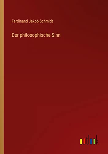 Stock image for Der philosophische Sinn for sale by Chiron Media