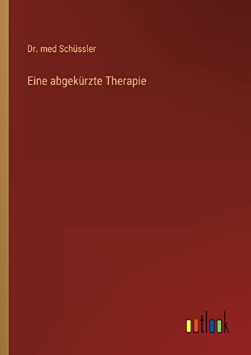 Stock image for Eine abgekurzte Therapie for sale by Chiron Media