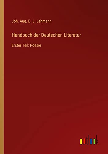 Stock image for Handbuch der Deutschen Literatur for sale by PBShop.store US