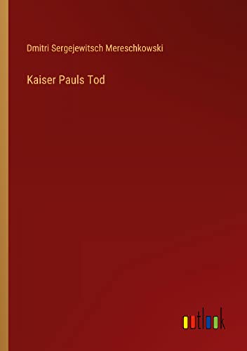 Stock image for Kaiser Pauls Tod for sale by PBShop.store US