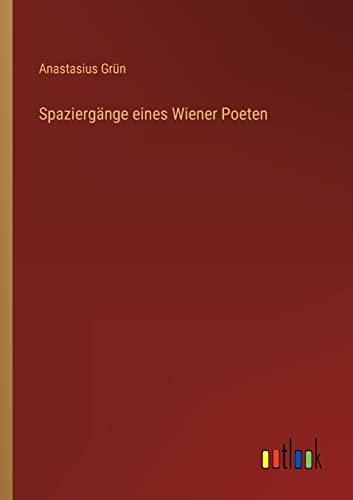 Stock image for Spaziergange eines Wiener Poeten for sale by Chiron Media