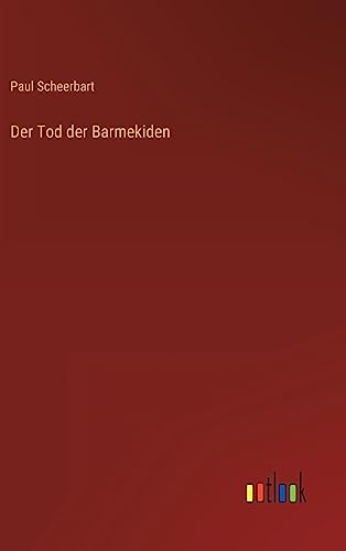 9783368476250: Der Tod der Barmekiden (German Edition)
