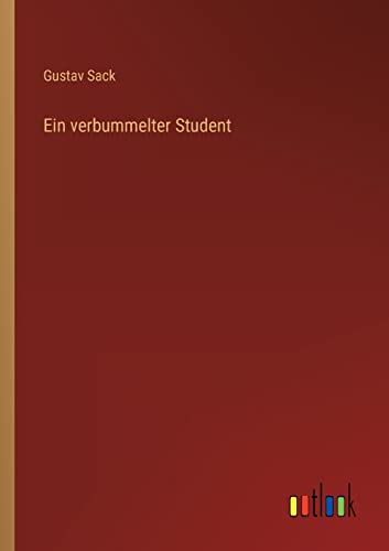 9783368477684: Ein verbummelter Student