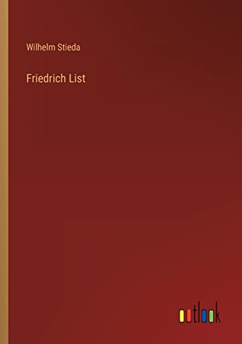 Stock image for Friedrich List for sale by PBShop.store US