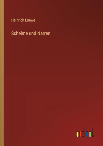 Imagen de archivo de Schelme und Narren a la venta por GreatBookPrices