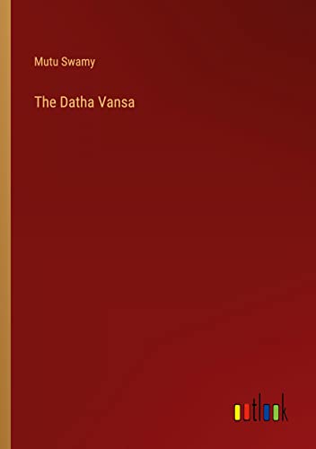 9783368810146: The Datha Vansa