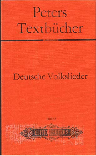 Beispielbild fr Deutsche Volkslieder. 280 ausgewhlte Liedtexte zum Verkauf von medimops