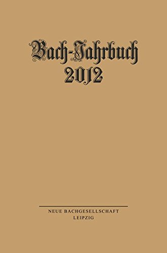 9783374031801: Bach-jahrbuch 2012