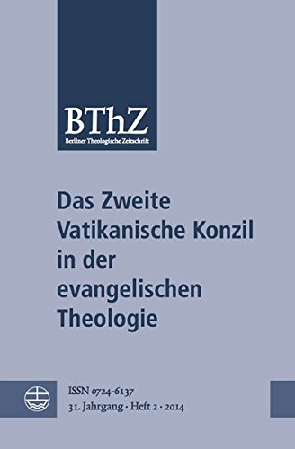 Stock image for Zweite Vatikanische Konzil in der evangelischen Theologie for sale by ISD LLC