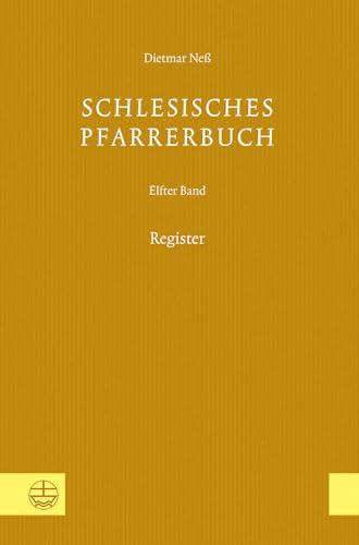 Stock image for Schlesisches Pfarrerbuch: Register (German Edition) [Hardcover ] for sale by booksXpress