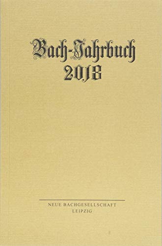 Beispielbild fr Bach-Jahrbuch 2018 zum Verkauf von Blackwell's
