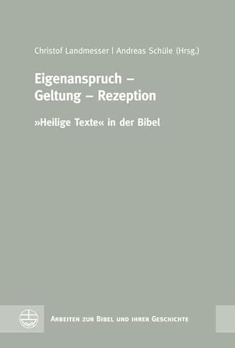 Stock image for Eigenanspruch - Geltung - Rezeption for sale by GreatBookPrices