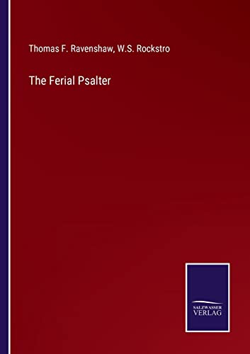 9783375022068: The Ferial Psalter