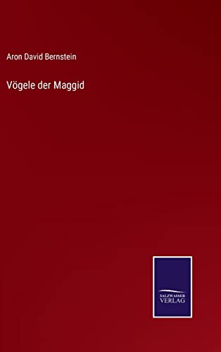 Imagen de archivo de Vgele der Maggid (German Edition) a la venta por Lucky's Textbooks