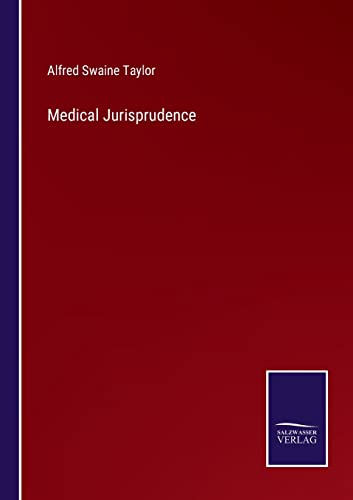 Beispielbild fr Medical Jurisprudence zum Verkauf von Big River Books