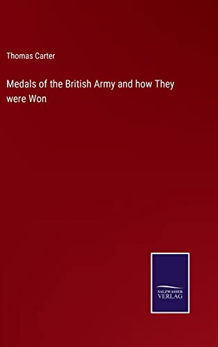 9783375065034: Medals of the British Army and how They were Won