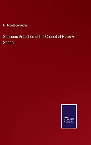 Imagen de archivo de Sermons Preached in the Chapel of Harrow School a la venta por Lucky's Textbooks