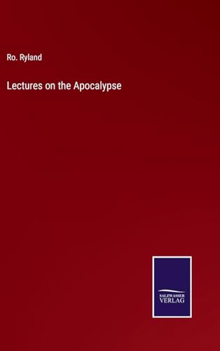 9783375168391: Lectures on the Apocalypse