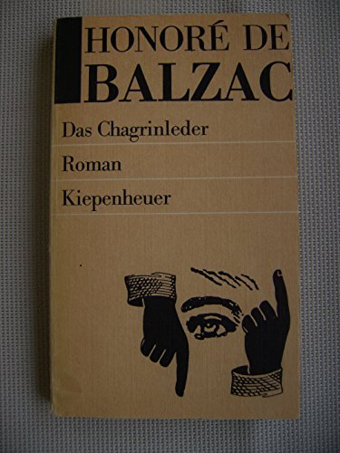 Stock image for Das Chagrinleder. Roman for sale by Hylaila - Online-Antiquariat