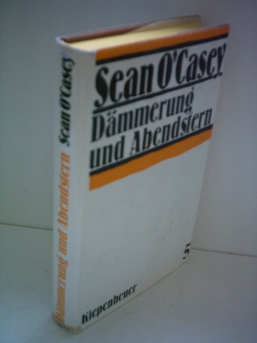 9783378002425: Sean O'Casey: Dmmerung und Abendstern