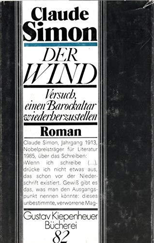 Der Wind (9783378002654) by Simon, Claude