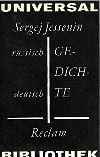 Stock image for Gedichte. Russisch und deutsch. for sale by medimops